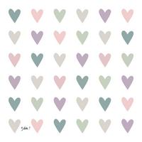 Serviette Heart Infusion Love - Multicolor, Basics, Papier (33/33cm) - PPD