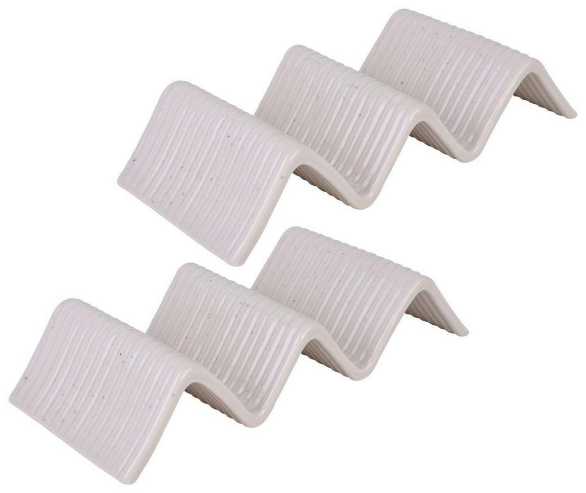 Servierschalenset Steinzeug, Street BxH: 22x11 cm, 2--teilig. - Creme, Basics, Keramik (22/10,5cm) - Creatable