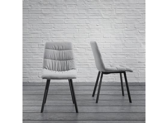 Židle Mario - černá/světle šedá, Moderní, kov/dřevo (39/88/59,5cm) - Modern Living Židle Mario - černá/světle šedá, Moderní, kov/dřevo (39/88/59,5cm) - Modern Living