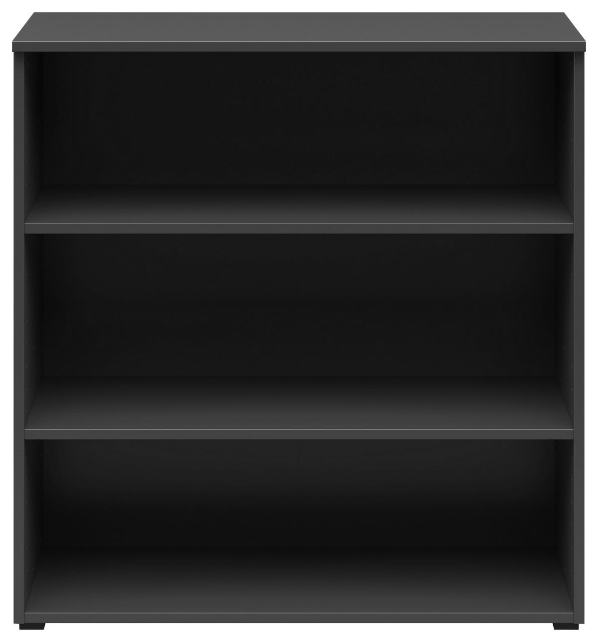 Regál MULTISTAURAUM š: 80 cm - barvy grafitu/antracitová, Moderní, kompozitní dřevo/plast (80/83/40cm)