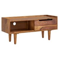 Nízka komoda z masivního dřeva š: 95cm - barvy sheesham, Moderní, dřevo (95/44/34cm) - MID.YOU