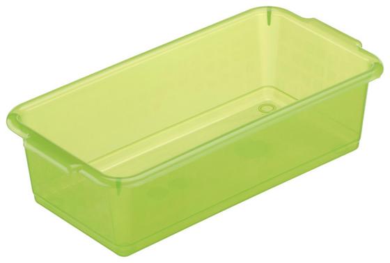 Aufbewahrungsbox aus Kunststoff in Grün 0,7L