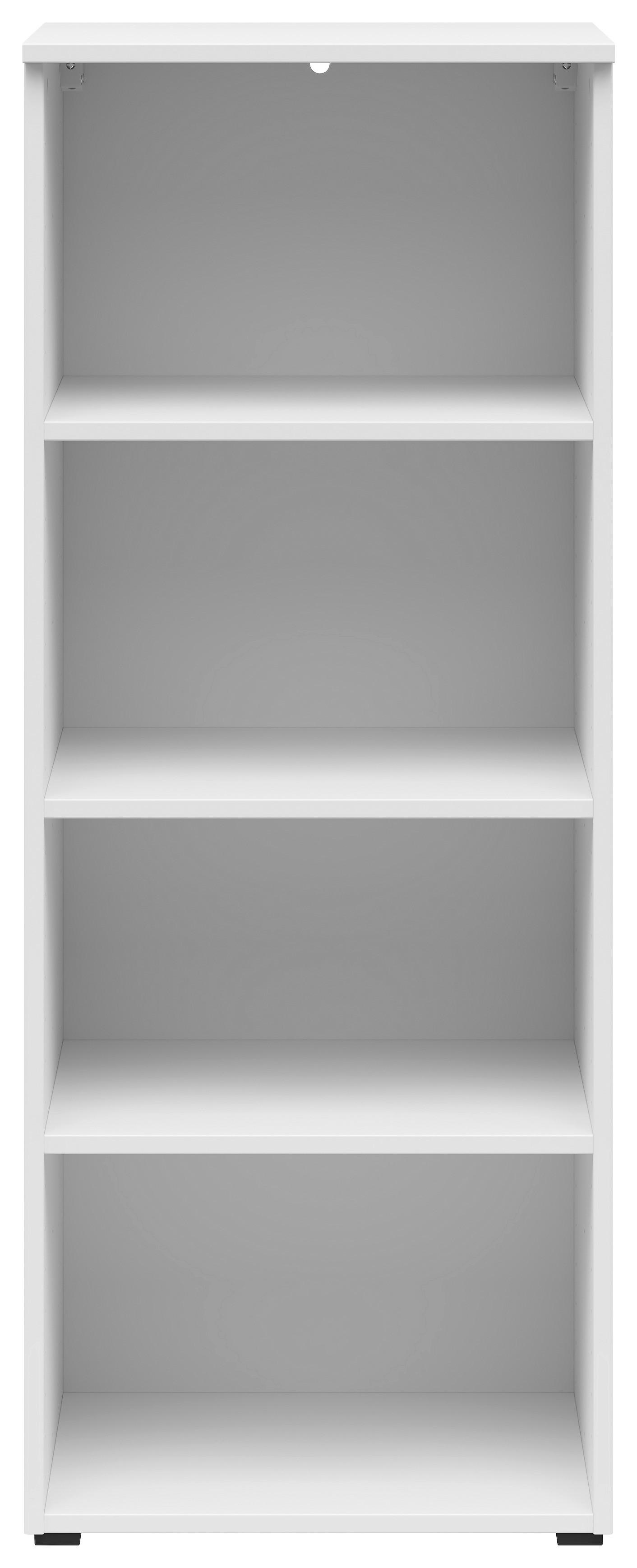 Regál Cabinet š: 45 cm - bílá/antracitová, Moderní, kompozitní dřevo/plast (45/115/40cm)