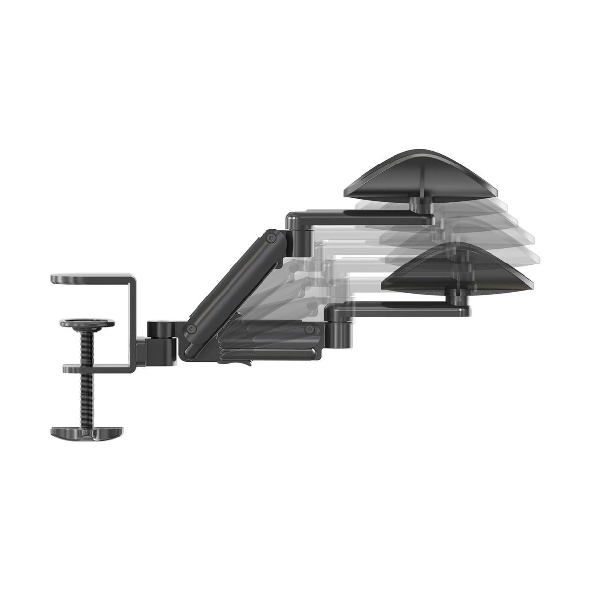 Armstütze Relex Rt1 Schwarz B: 40,4 cm - Schwarz, MODERN, Leder/Kunststoff (40,4/7,5/11cm) - MID.YOU