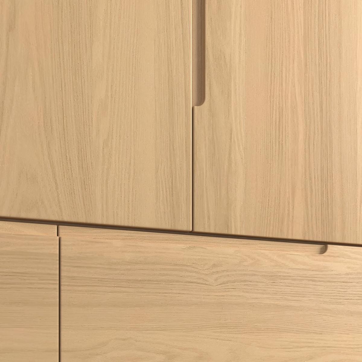 Šatní skříň MARLO š. cca 148 cm, dekor dub - barvy dubu, Moderní, dřevo/kompozitní dřevo (148/223/60cm) - Bessagi Home