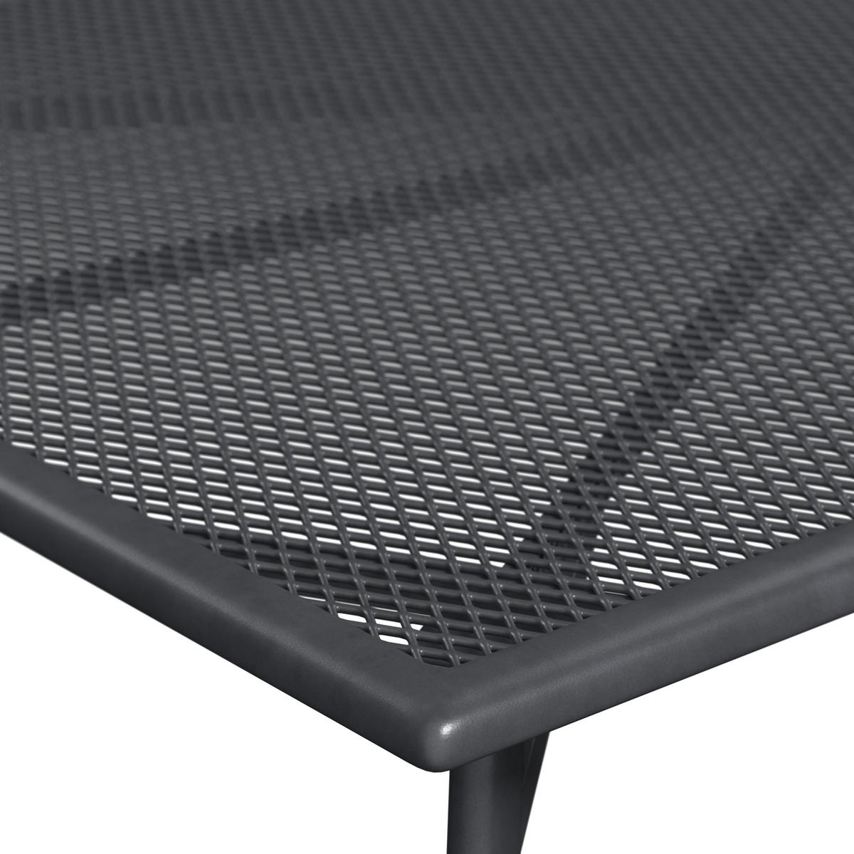 Gartentisch Toulouse New - Silberfarben, MODERN, Metall (140/74/90cm) - Beldano