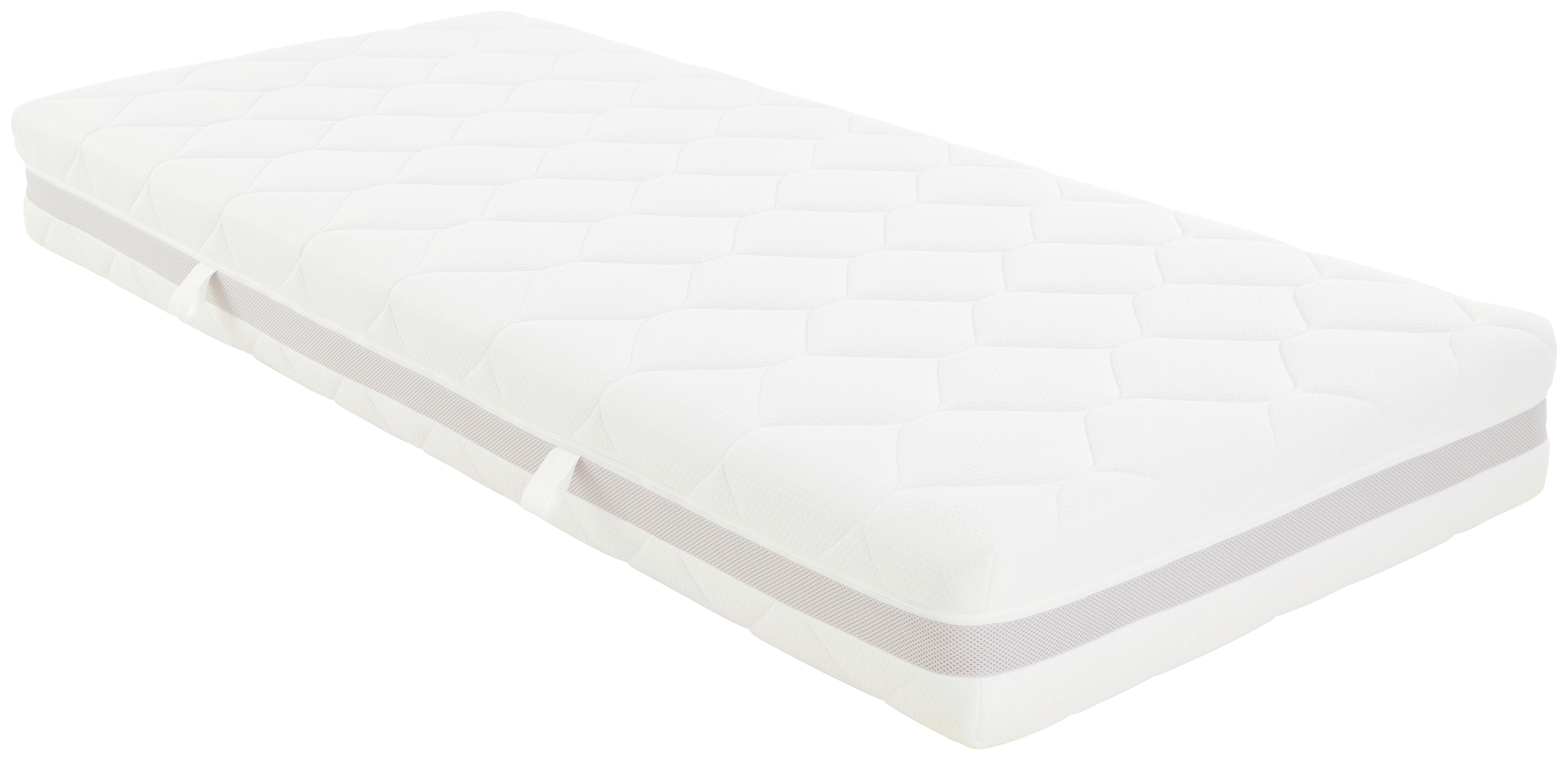 Viscomatratze Femina Nova 120x200 cm H3 H: 22 cm - Weiß, Textil (120/200cm) - Primatex Deluxe