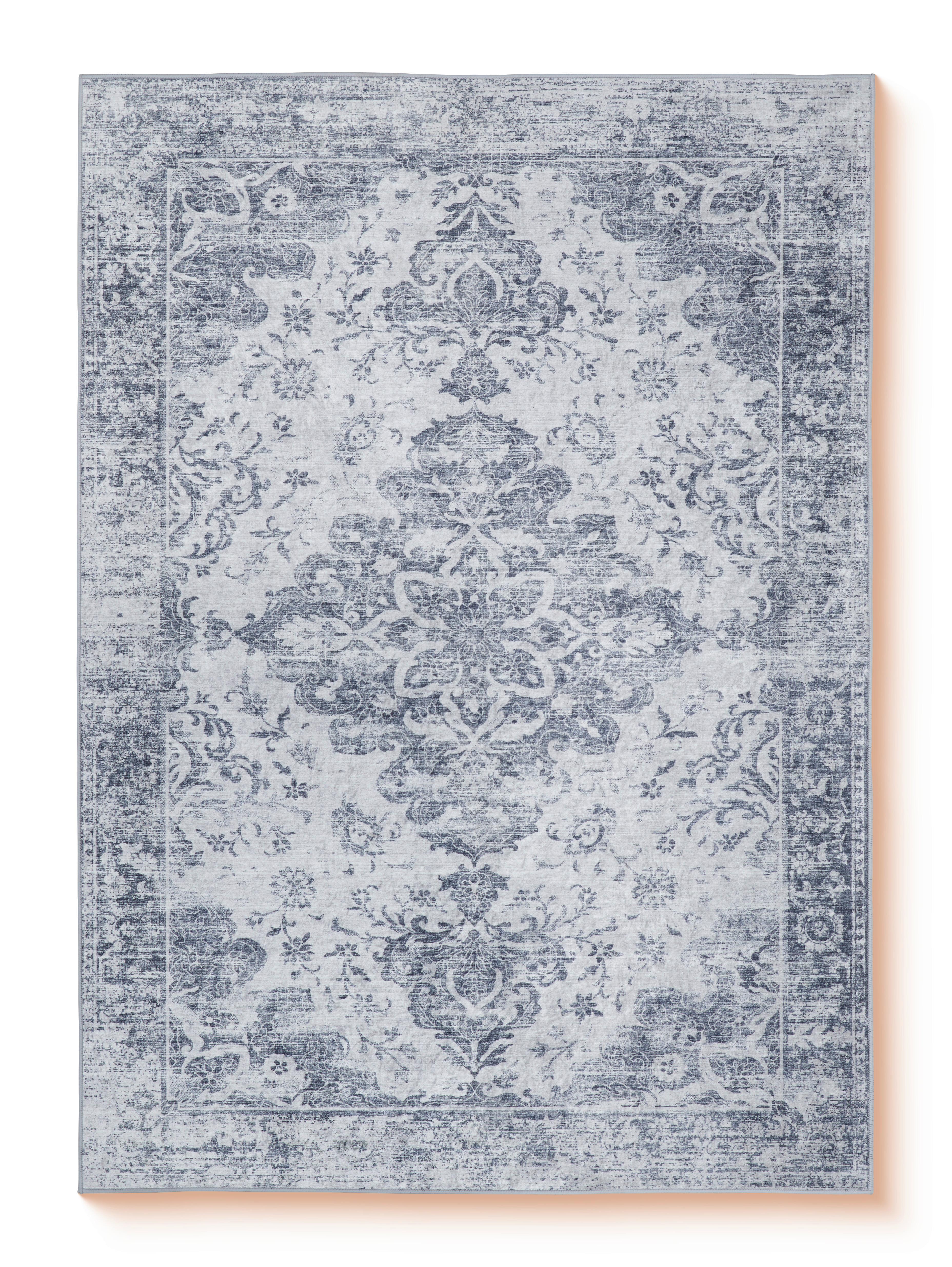 Teppich Nura - Grau, MODERN, Textil (120/170cm) - Ondega