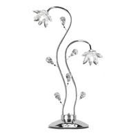 Kristall-tischleuchte 4773/lg - Chromfarben, KONVENTIONELL, Glas/Metall (40/80cm)
