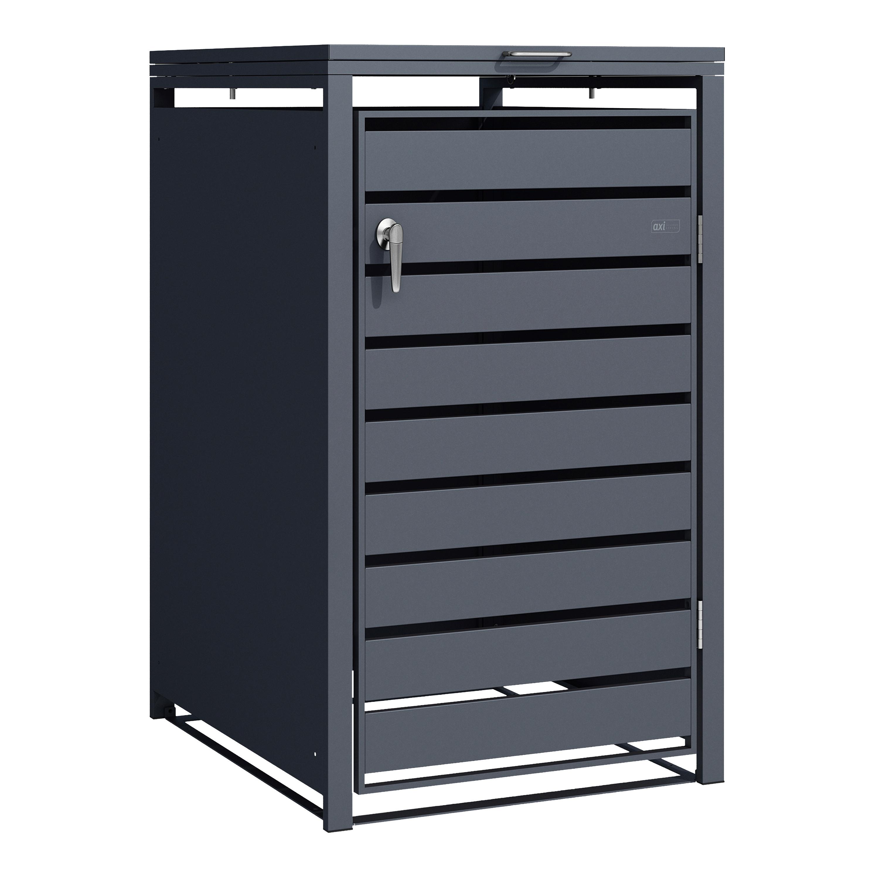 AUFBEWAHRUNGSBOX LUCAS 1X240 LITER - Anthrazit, Basics, Metall (68/80/116cm) - Ambia Garden