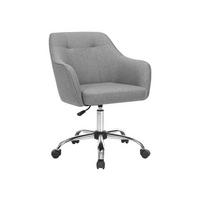 Bürostuhl Grau, Silberfarben bis 120 kg - Silberfarben/Grau, Basics, Textil/Metall (65/93/69cm) - Boxxx