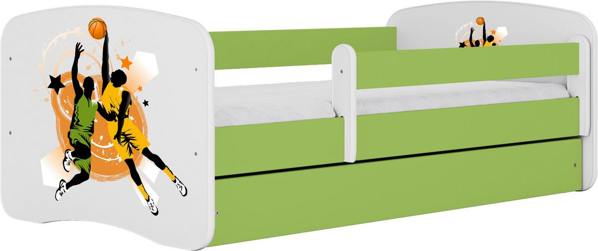 Kinder-/Juniorbett Babydreams inkl. Matratze 80x160 - Birkefarben/Weiß, MODERN, Holz/Holzwerkstoff (80/160cm) - MID.YOU