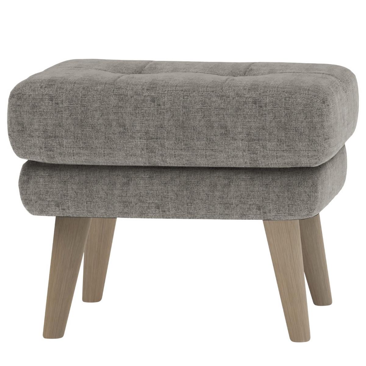 Sesselset Henry Dunkelgrau B: 91 cm - Eichefarben/Dunkelgrau, KONVENTIONELL, Textil (91/104/94cm) - Trendmanufaktur