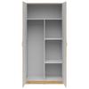 Drehtürenschrank B: 91 Cm Casao, Eiche Artisan Dekor - Eiche Artisan, KONVENTIONELL, Holzwerkstoff (91/197/54cm) - Carryhome