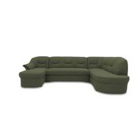 Wohnlandschaft Sarafina Grün - Schwarz/Grün, KONVENTIONELL, Textil (146/295/180cm) - MID.YOU