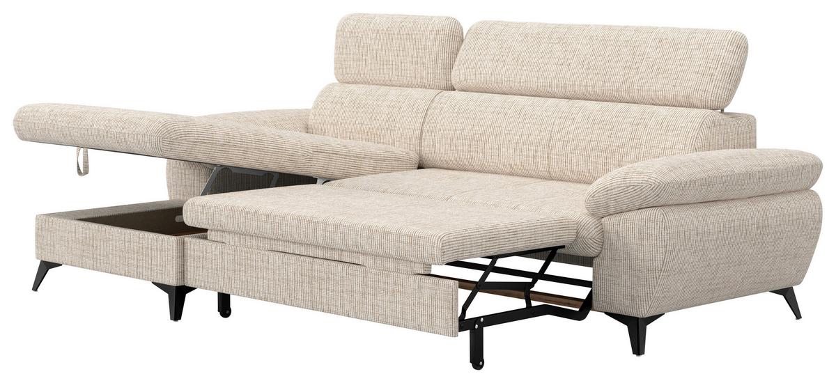 Sarokkanapé Hudson - textil (166/261cm)