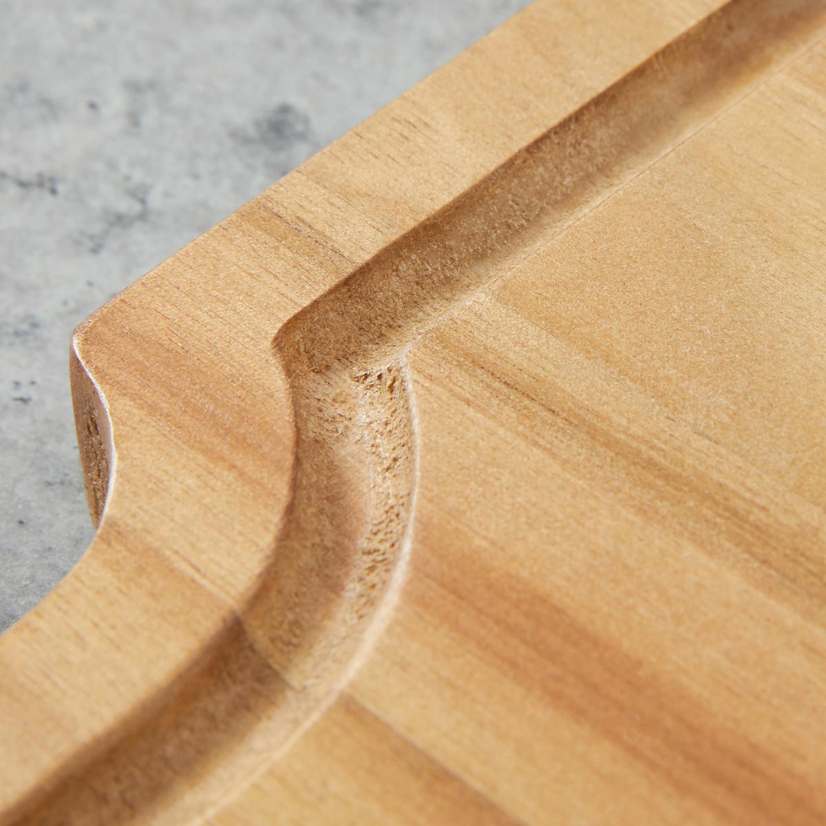 Messerblock Elija 2-Teilig B/H/T: ca. 35,8/41,5/3,5 cm - Braun, Trend, Holz/Metall (35,8/41,5/3,5cm) - Echtwerk