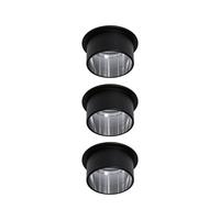 Deckenleuchte 3er-Set Ø 6,8 cm 3-Flammig, dimmbar - Basics, Metall (6,8cm) - Paulmann