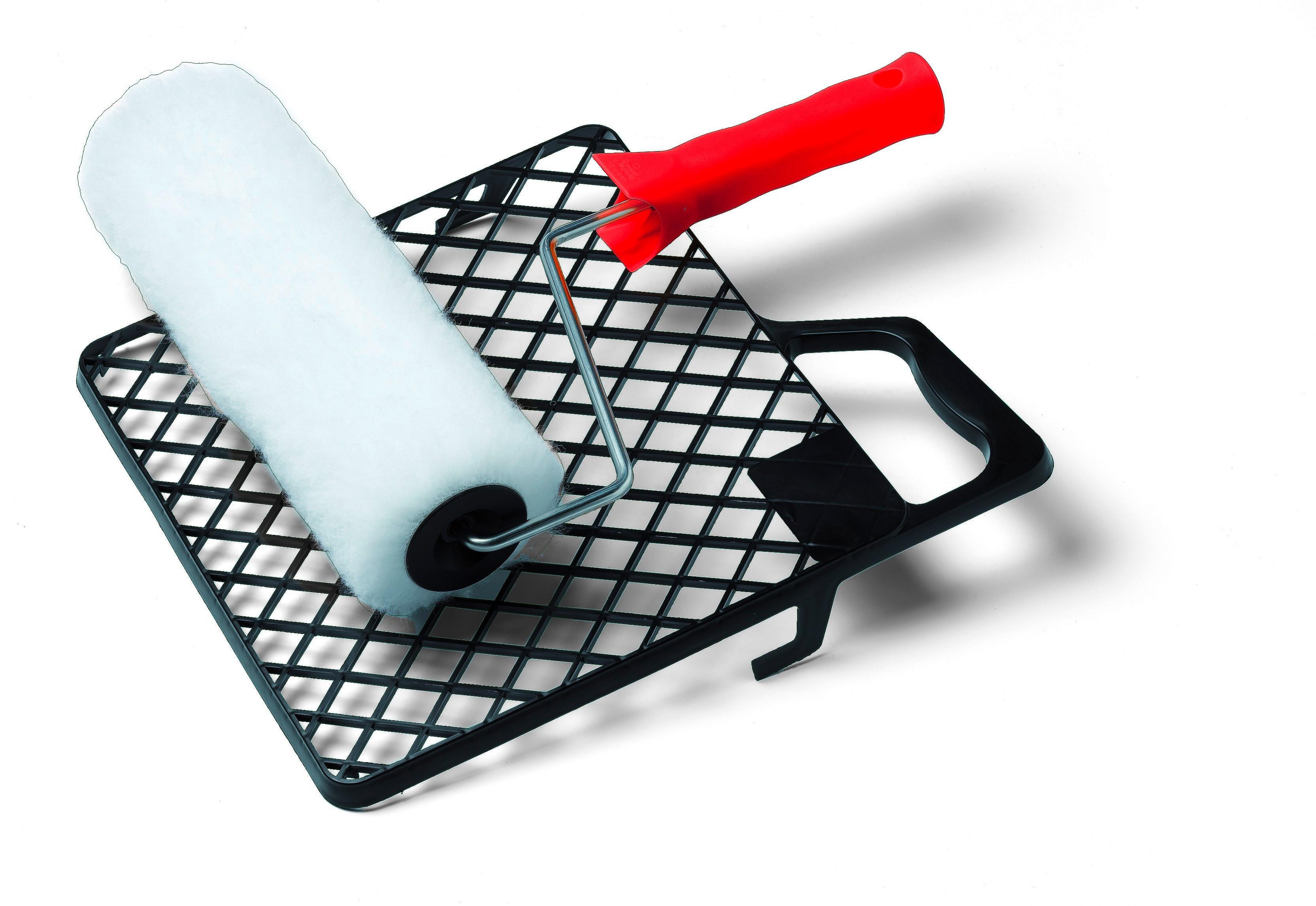 Festőhenger Lehúzó Rács Hengerrel - Basics, műanyag (24cm)