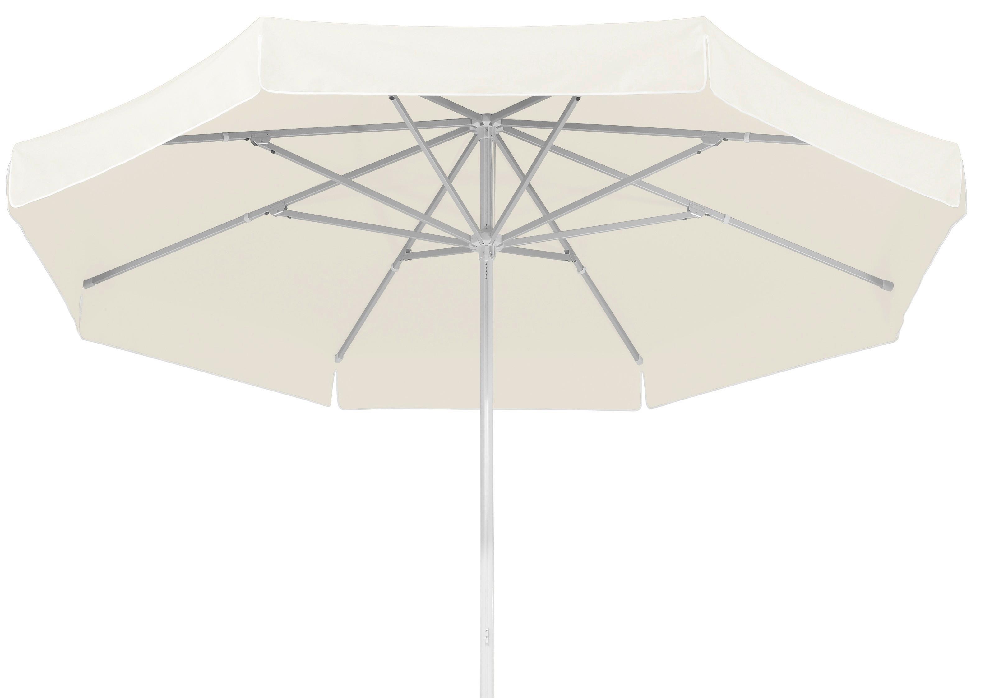 Sonnenschirm Jumbo D: 300cm Weiß