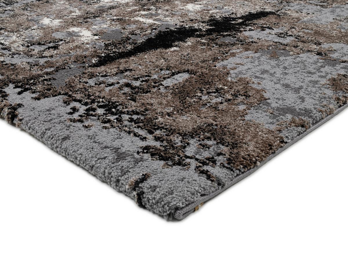Webteppich Braun/Beige Timeline Quantum 140x200 cm - Beige/Braun, Design, Textil (140/200cm) - Novel