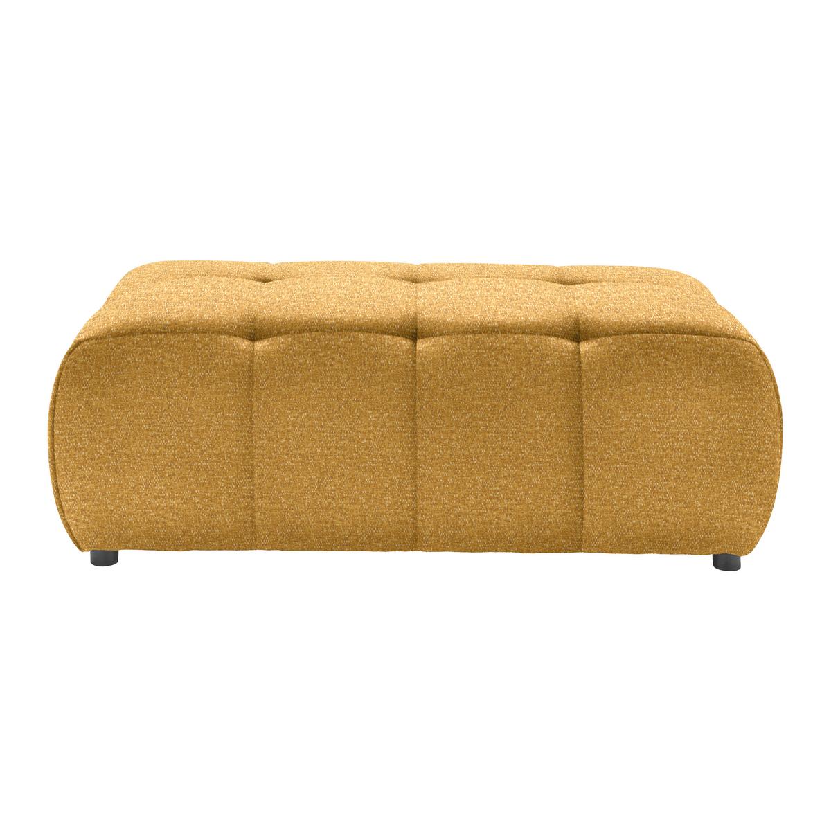 Taburet SOFI, hořčicově žlutá - černá/hořčicově žlutá, Moderní, textil (128/48/70cm) - Premium Living