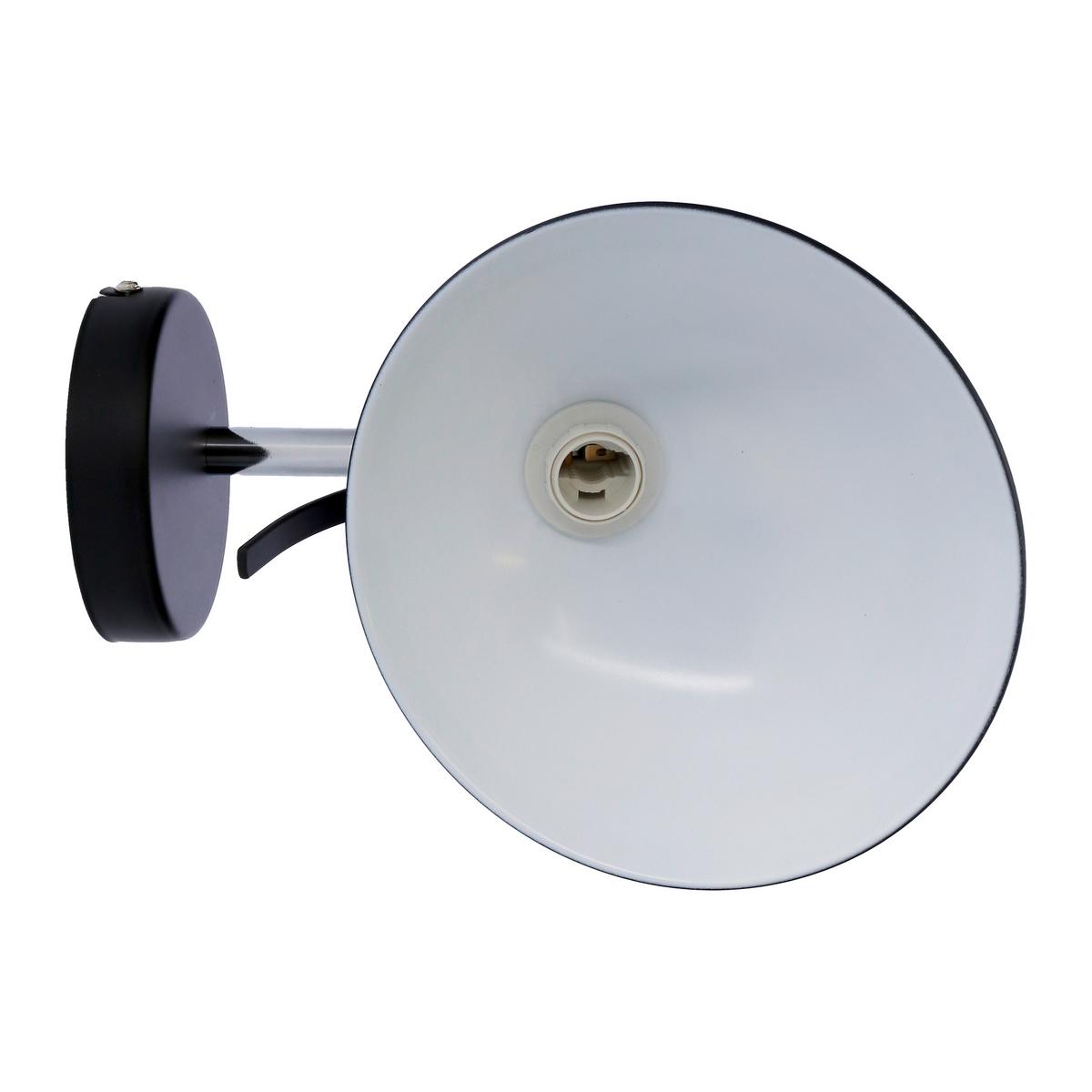 Wandleuchte 21-53589 - Schwarz, Basics, Metall (21/30/14.5cm)