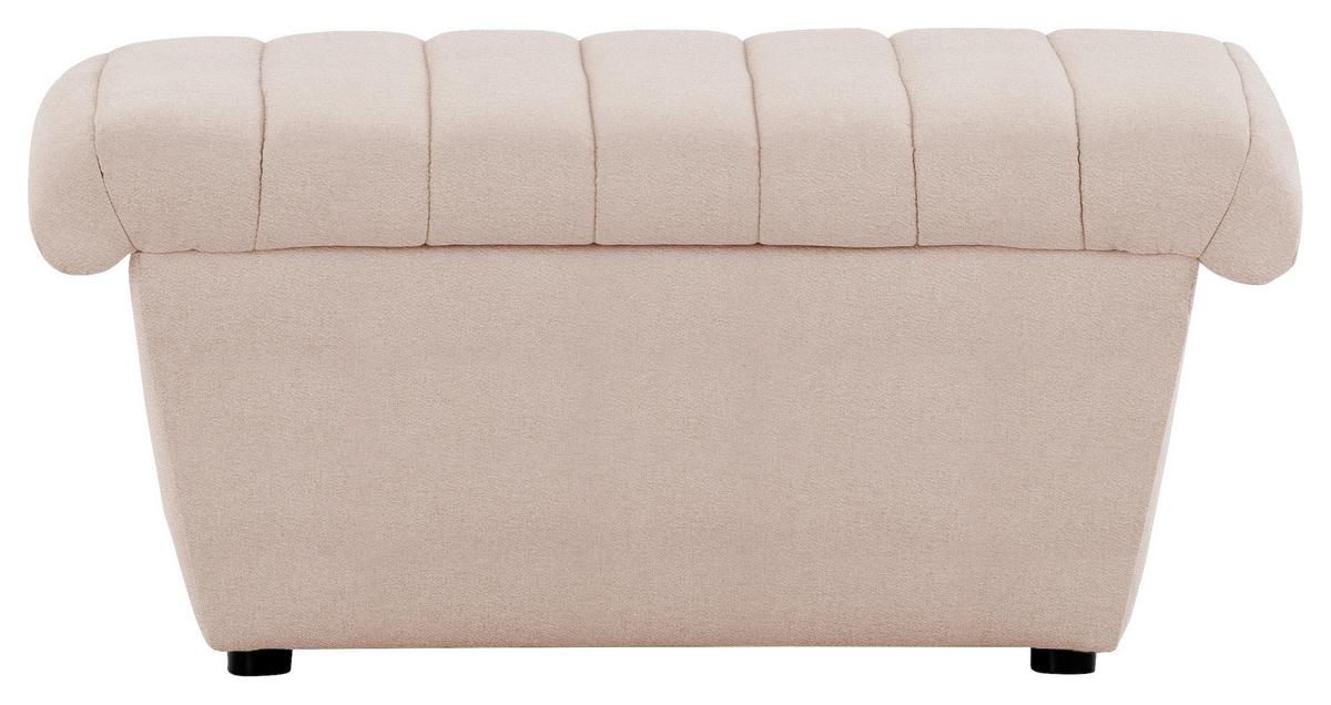 Hocker Looks Viii - Creme/Schwarz, Design, Textil (90/43/105cm) - LOOKS by W.Joop