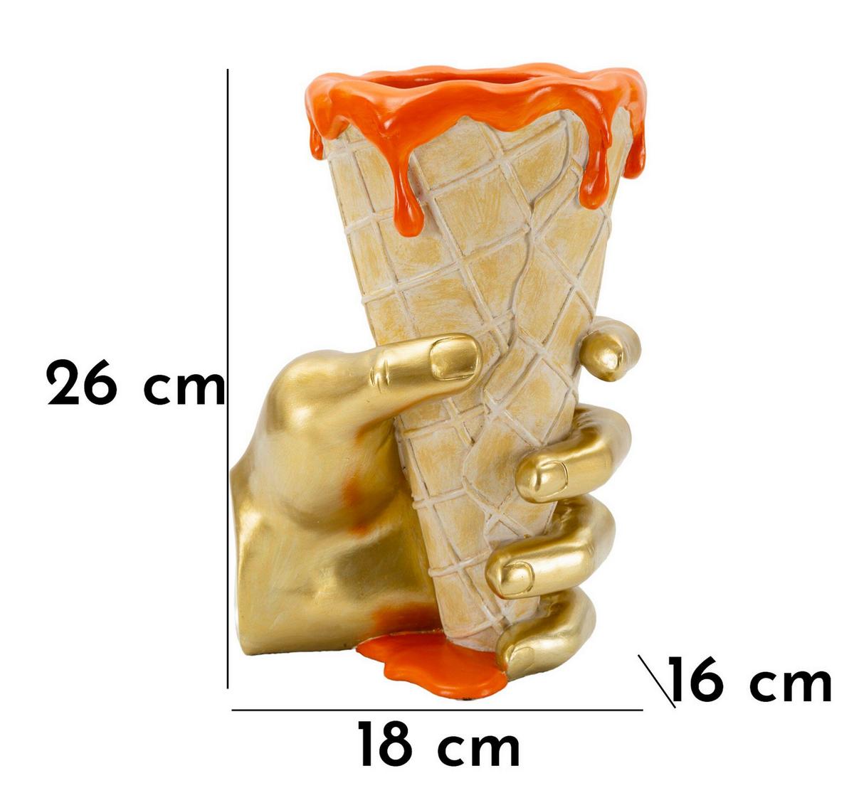 Skulptur Kunststoff, Multicolor - Basics, Kunststoff (18/26/16cm)