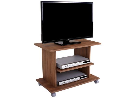 Phonotisch Jery Eiche Kraft Dunkel Dekor B: 73cm - Dunkelbraun, MODERN, Holz (73/51.5/36cm)