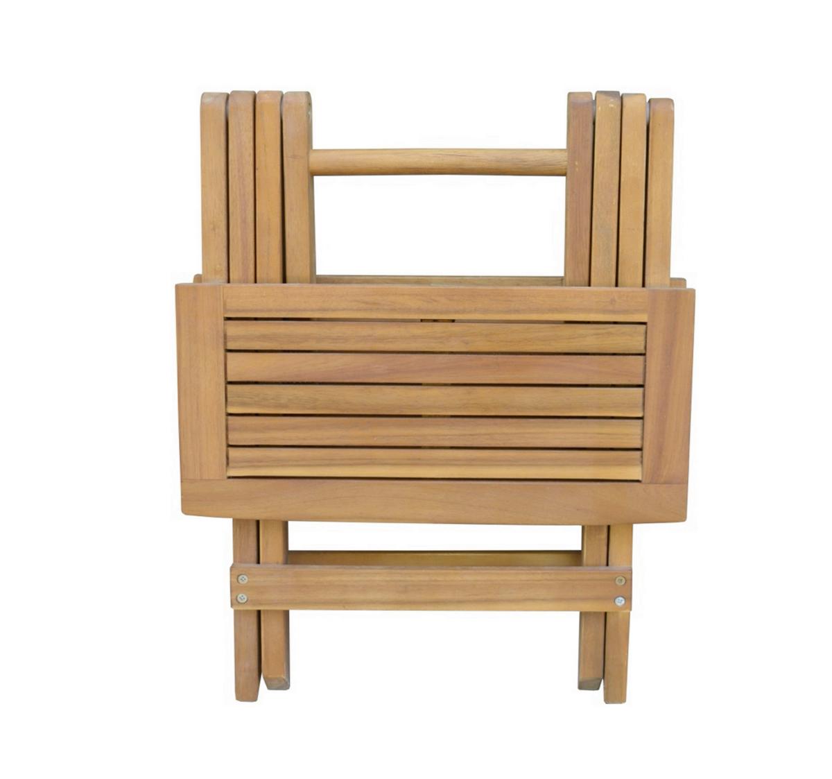 Gartentisch Ph-Aca-Gkt-38-Brown - Akaziefarben, Basics, Holz (38/38/40cm)