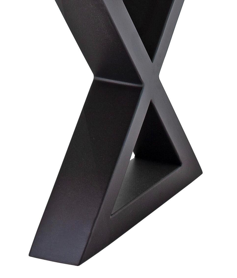 Couchtisch Holz mit Massiver Tischplatte Cartagena, Akazie - Anthrazit/Akaziefarben, MODERN, Holz/Metall (75/45/75cm)