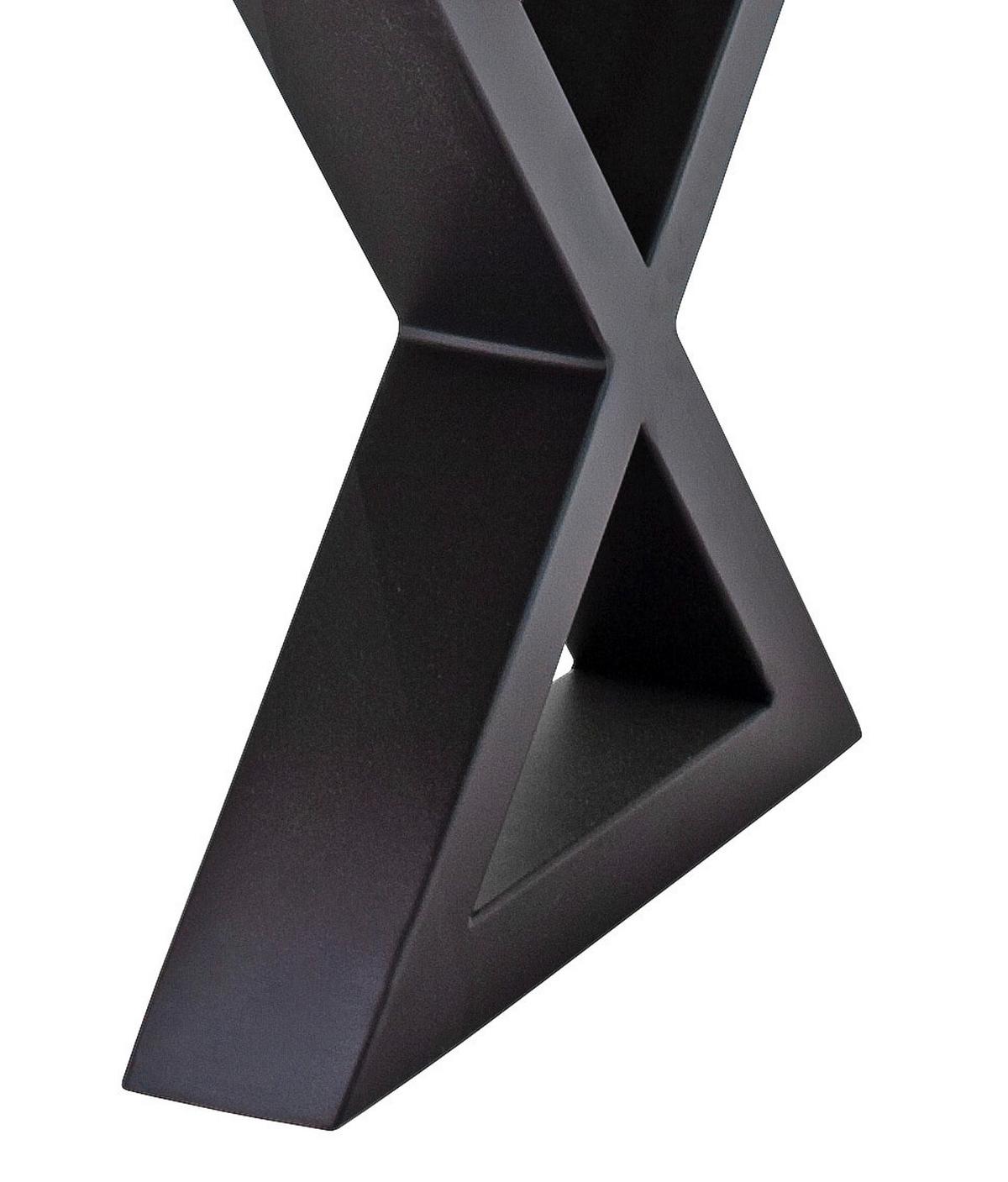 Couchtisch Holz Mit Massiver Tischplatte Cartagena, Akazie - Anthrazit/Akaziefarben, MODERN, Holz/Metall (75/45/75cm)