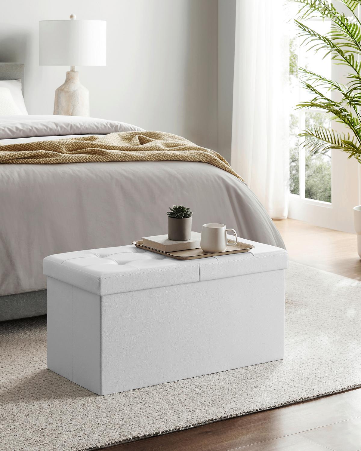 SITZBOX Weiß B: 76cm - Weiß, Basics, Holzwerkstoff/Kunststoff (76/38/38cm)