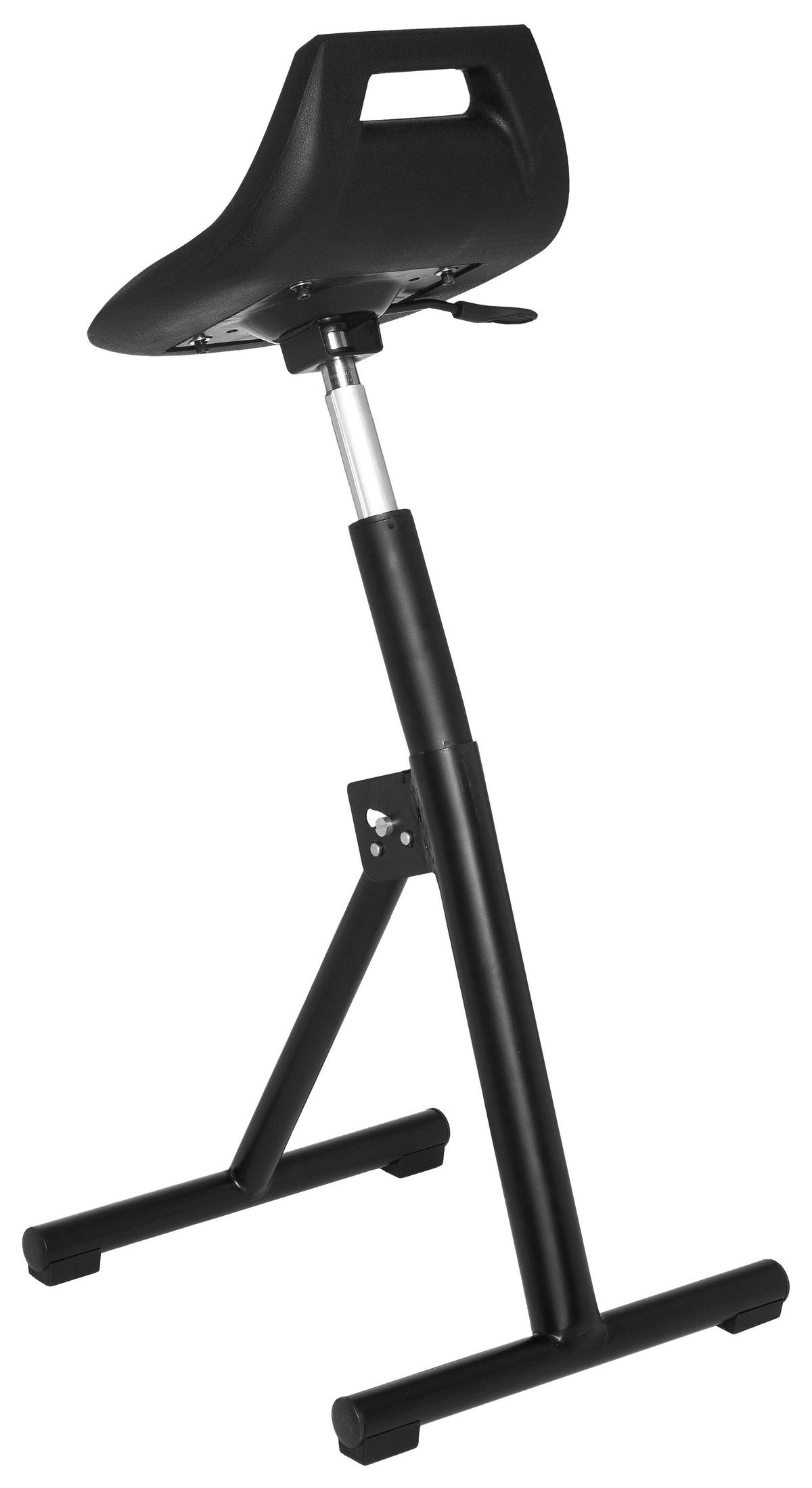 Stehhilfe Top Work 31 Schwarz - Schwarz, MODERN, Kunststoff/Metall (50/83/25cm) - MID.YOU