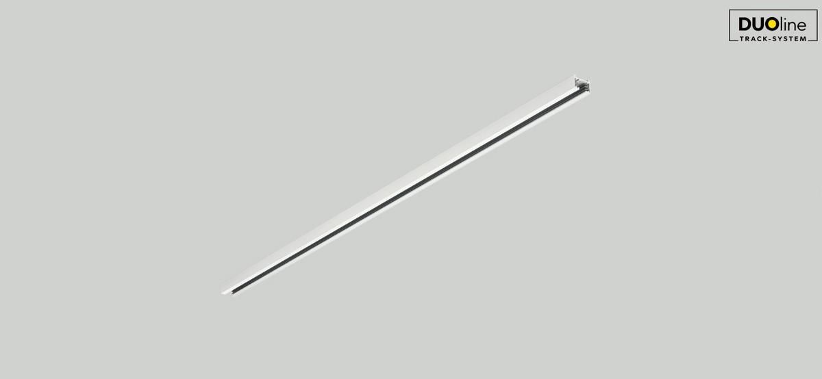 Schienensystem Duoline 700231 L: 100 Cm In Weiß - Basics (100/3/2cm) - Trio Leuchten