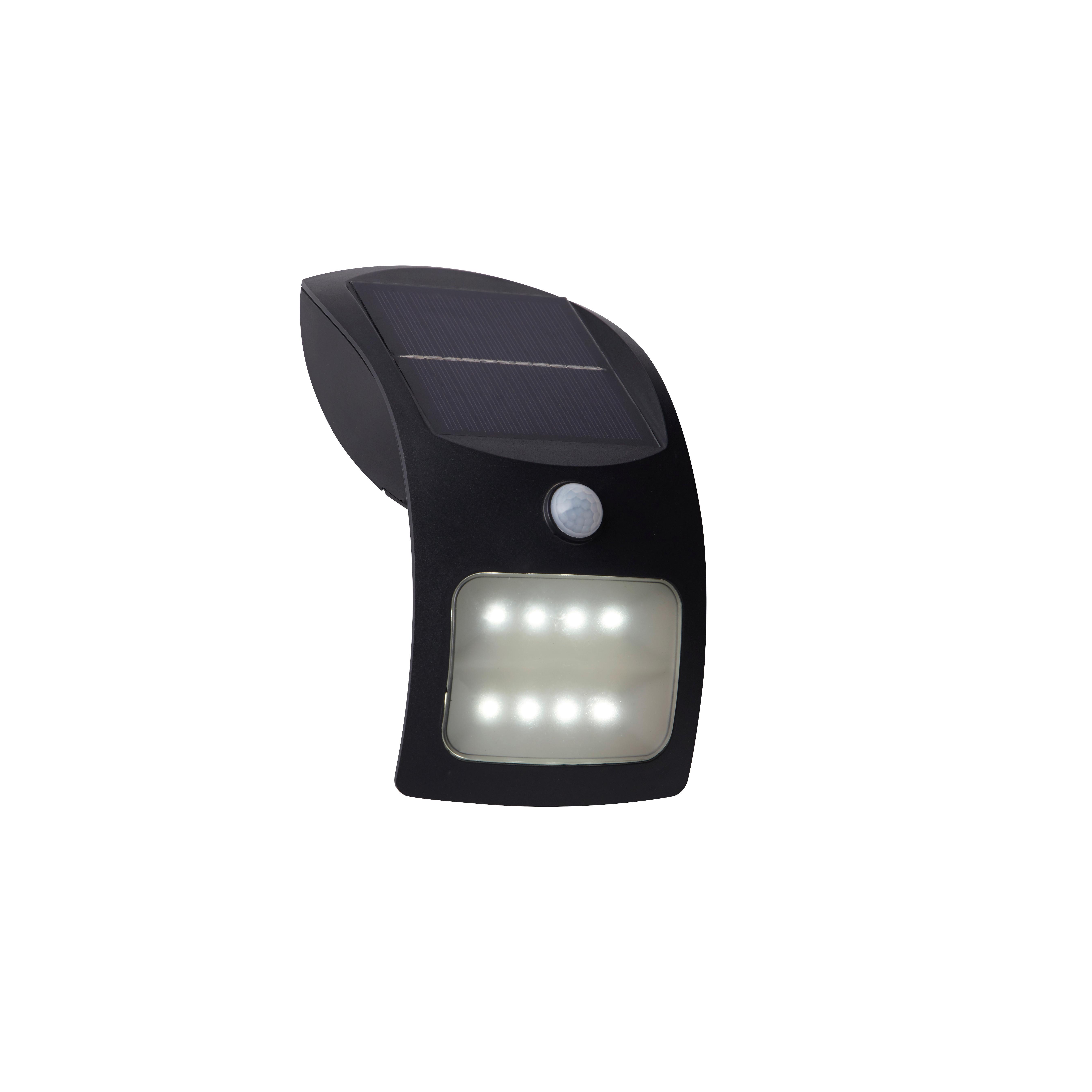 Solarleuchte 67420bk-Pir Solar Led - Creme/Schwarz, Basics, Kunststoff (11,6/20/20cm)