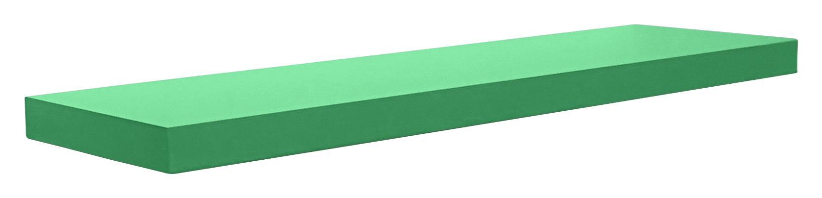 Wandregal Giga - Grün, MODERN, Holzwerkstoff (80/3,8/23,5cm)