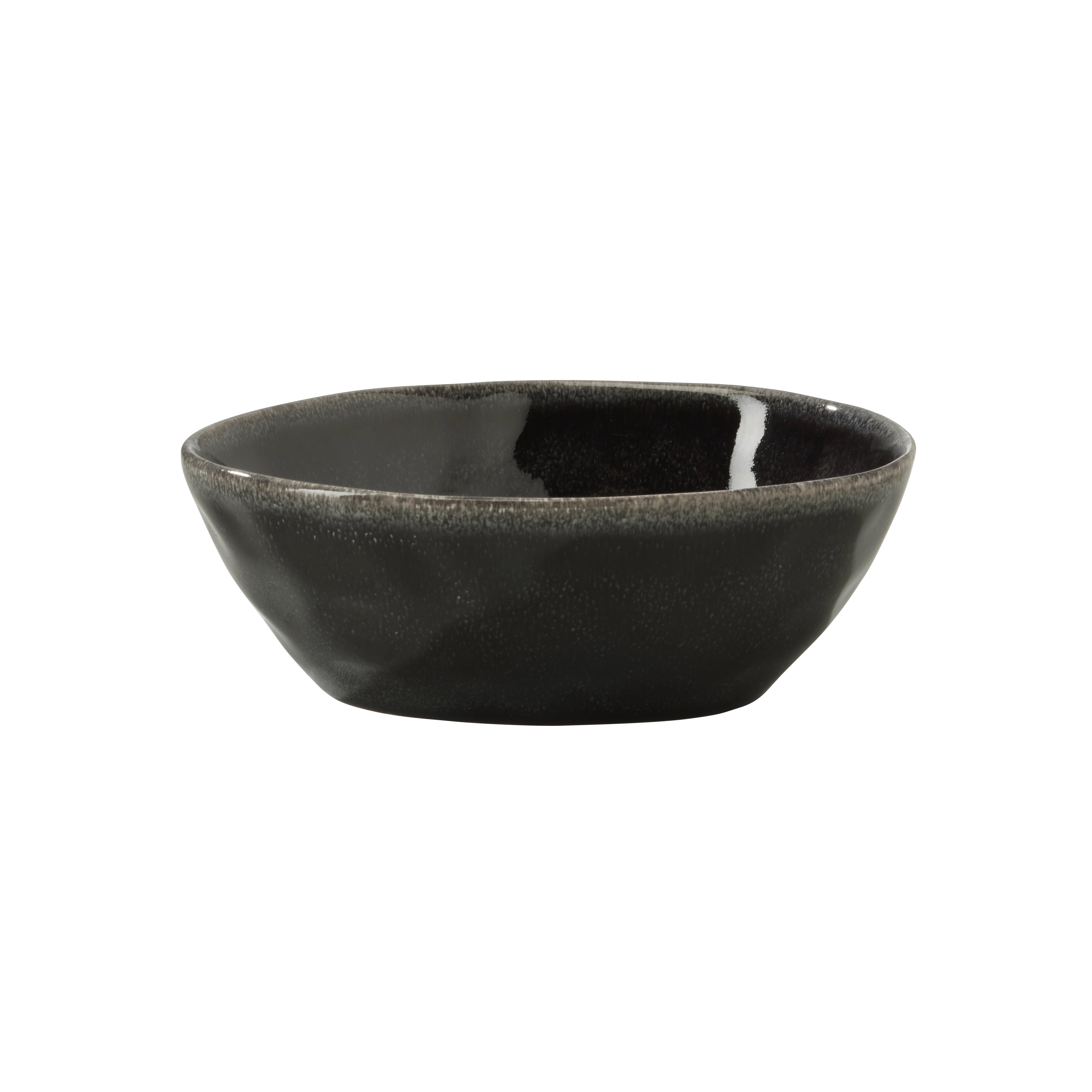 MISKA NA MÜSLI SINDRI - černá, Moderní, keramika (16/5.5/12cm)