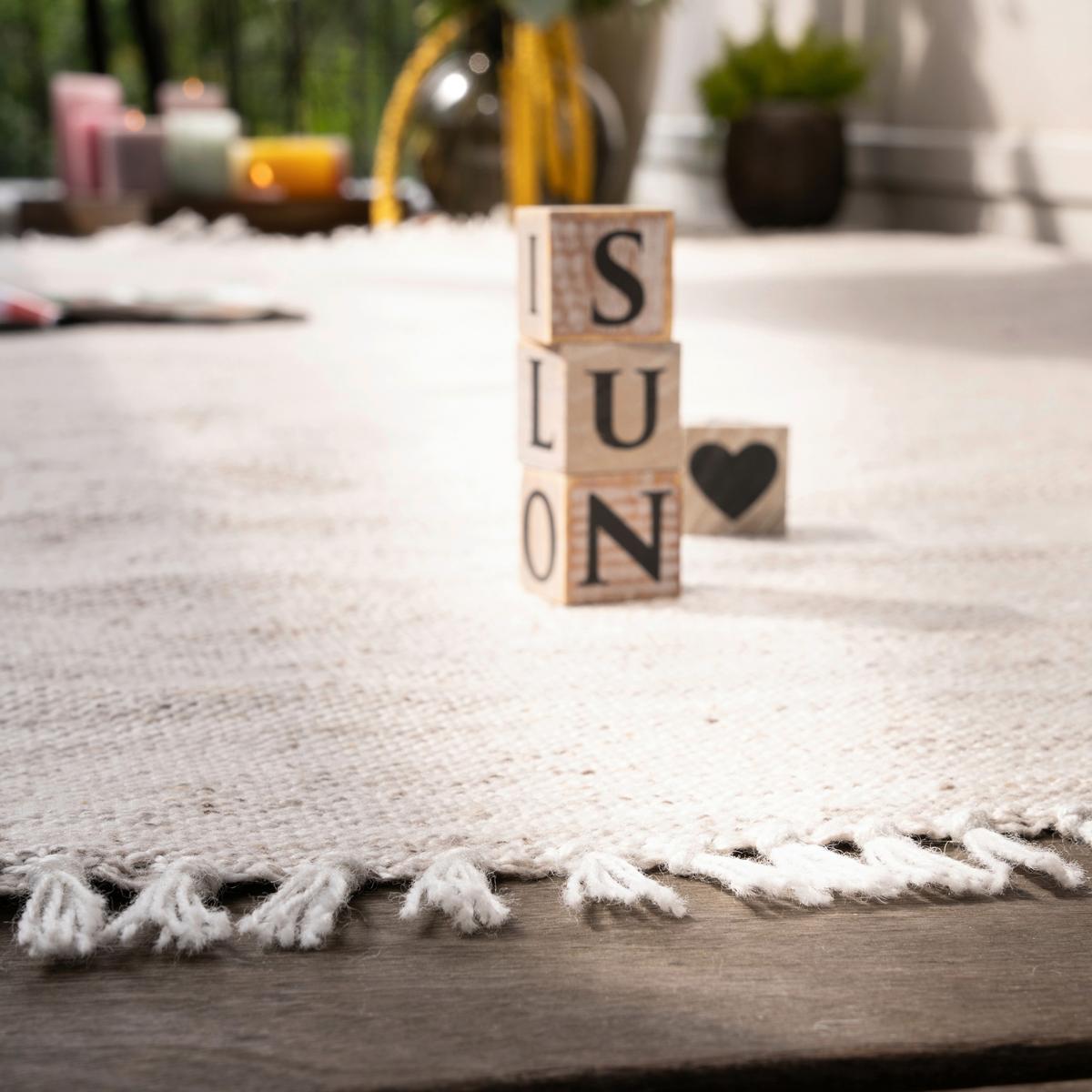 Flachwebteppich My Nador 565 - Creme, Design, Textil (160/230cm) - Obsession