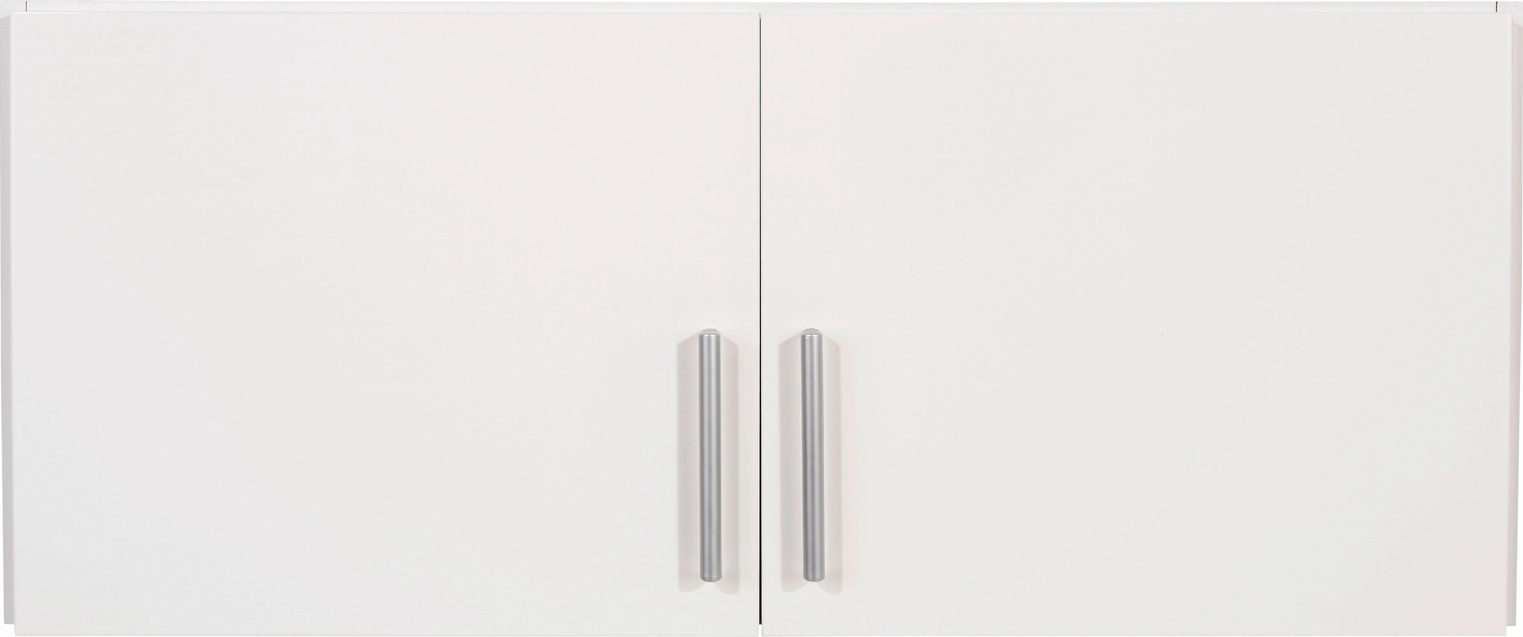 Aufsatzschrank 91cm Celle Alpinweiß, Weiß Hochglanz - Weiß Hochglanz/Weiß, MODERN, Holz (91/40/54cm)