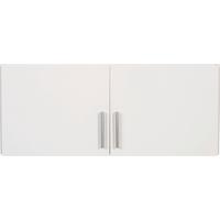 Aufsatzschrank 91cm Celle Alpinweiß, Weiß Hochglanz - Weiß Hochglanz/Weiß, MODERN, Holz (91/40/54cm)