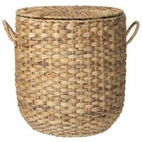 Koš MILA, V: 39,5 cm - přírodní barvy, Moderní, kov/přírodní materiály (36/34/39,5cm) - Mömax