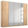 Drehtürenschrank 226cm Alabama, Sonoma Eiche Dekor - Sonoma Eiche, MODERN, Holzwerkstoff (226/229/54cm) - Rauch Möbel