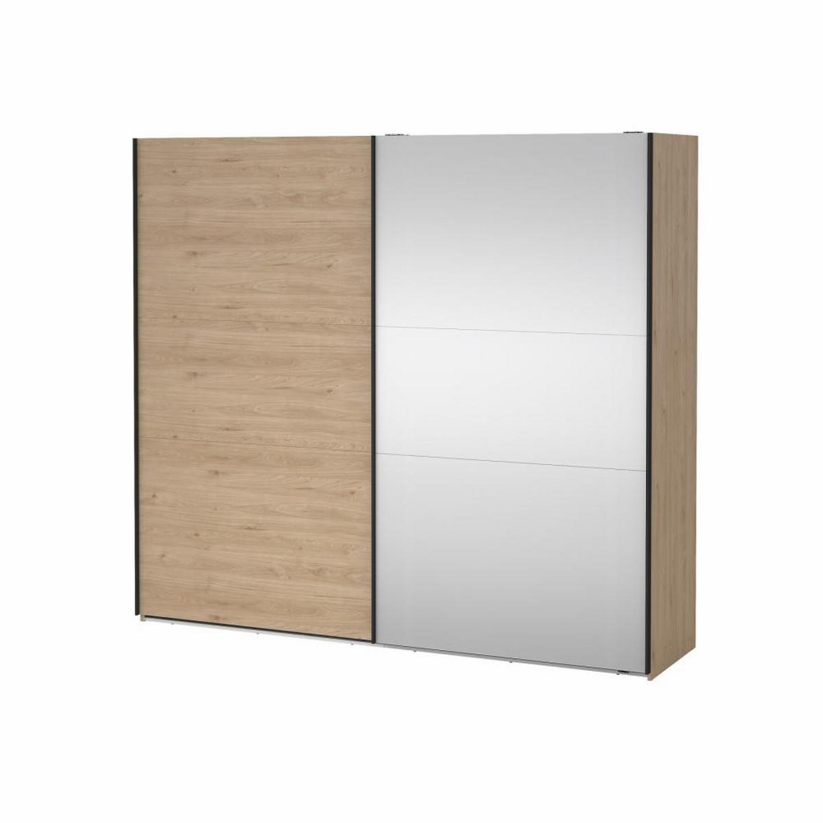 Tolóajtós Szekrény Como 244/221cm - tölgyfa, Konventionell (244/221/66,6cm)