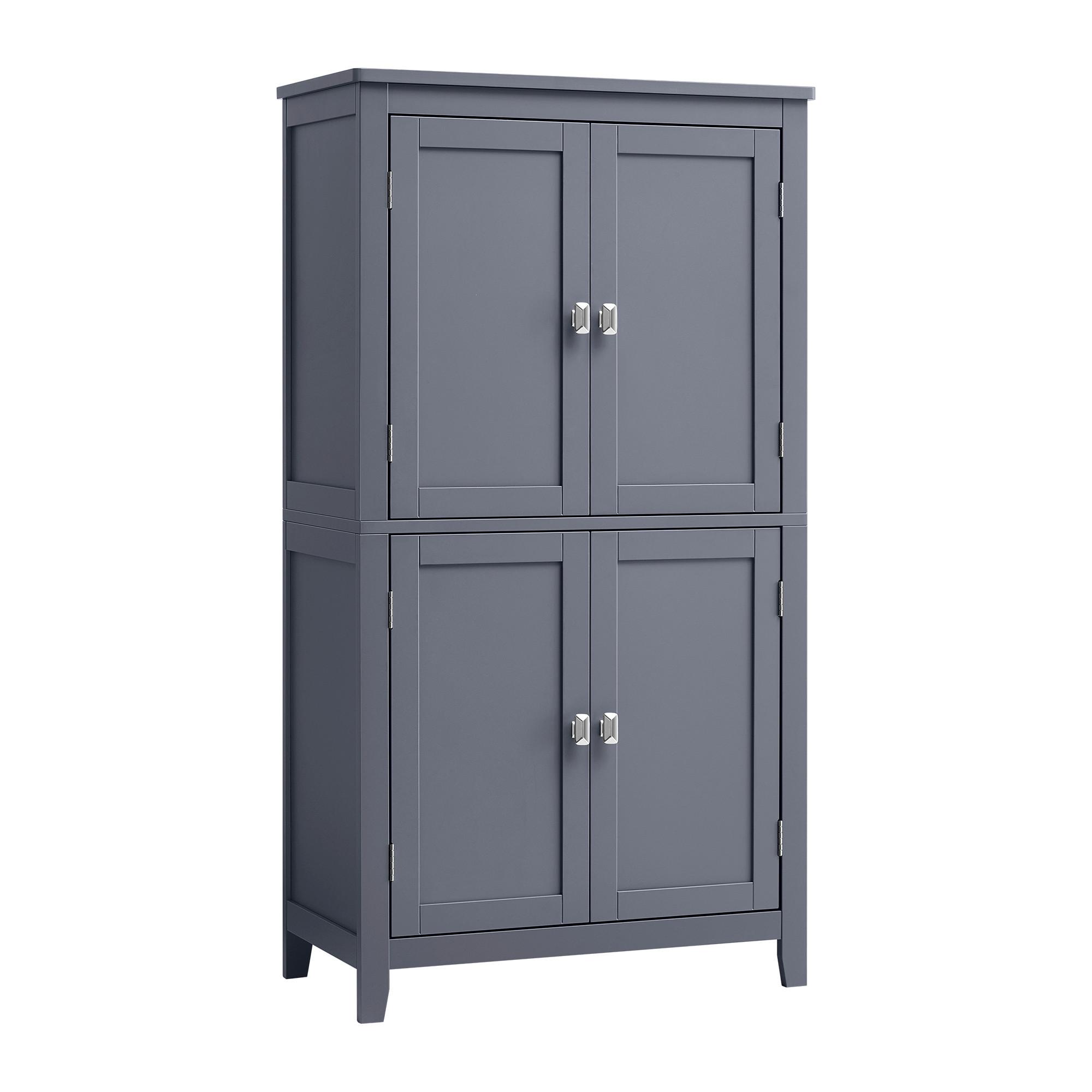 Midischrank Bathroom Cabinet - Grau, MODERN, Holzwerkstoff (60/110/30cm) - MID.YOU