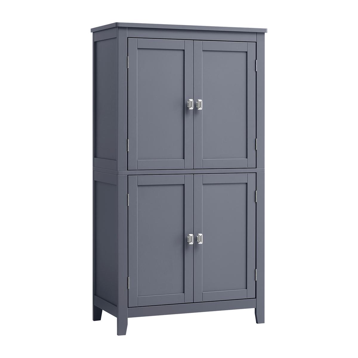 Midischrank Bathroom Cabinet - Grau, MODERN, Holzwerkstoff (60/110/30cm) - MID.YOU