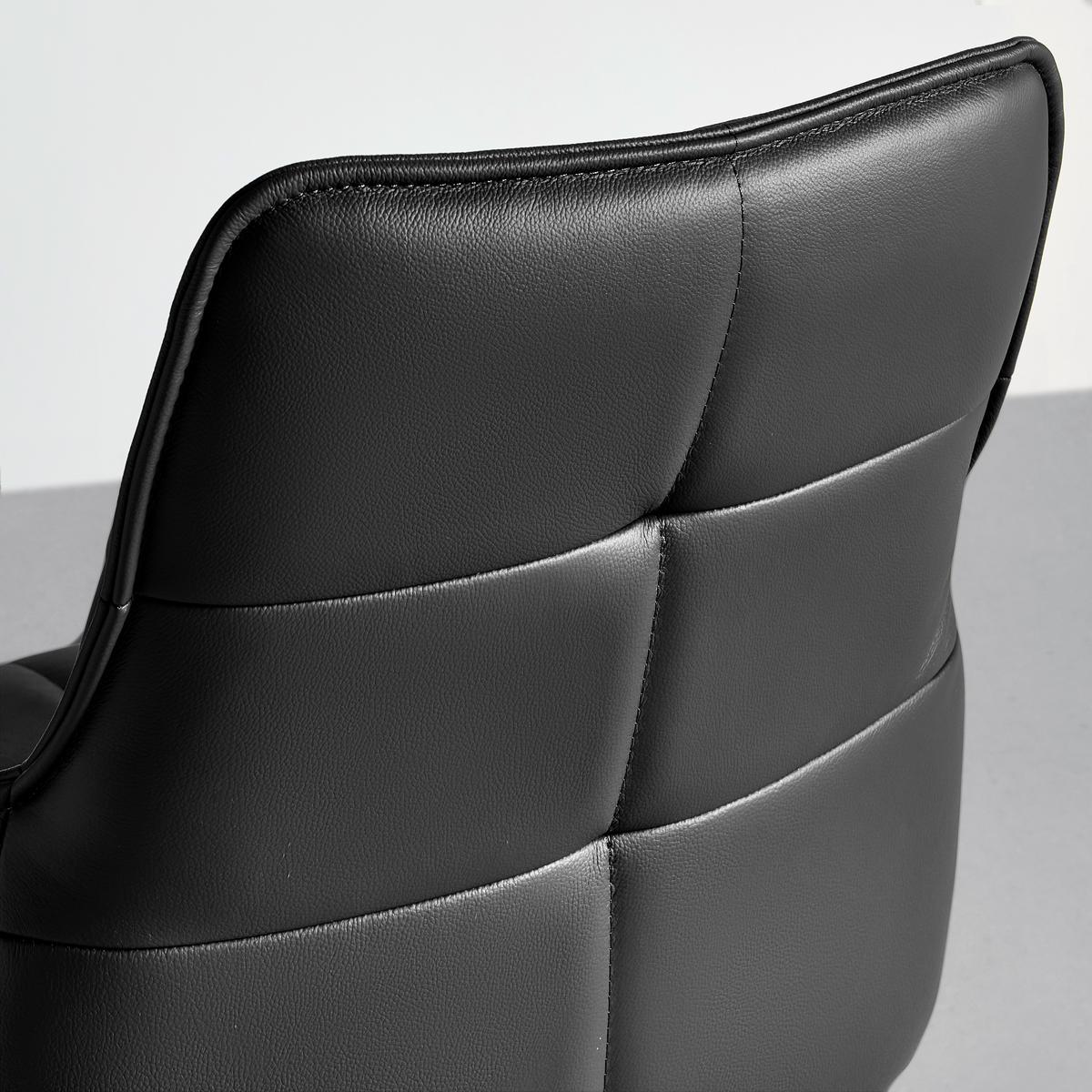 ŽIDLE S PODRUČKAMI VINCENT - černá, Moderní, kov/kůže (58/87/63cm) - Premium Living