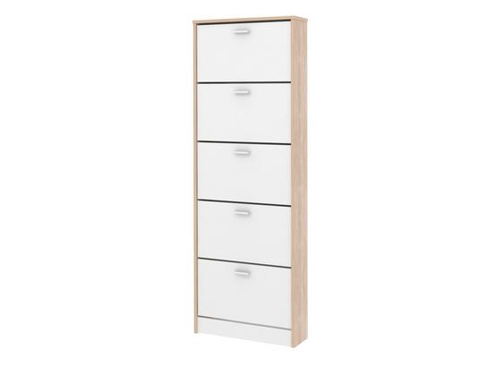Schuhschrank Da15 - Eichefarben, MODERN, Holzwerkstoff (58/170/18cm) Schuhschrank Da15 - Eichefarben, MODERN, Holzwerkstoff (58/170/18cm)