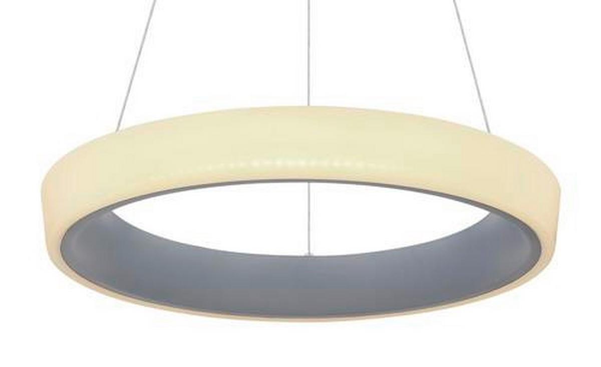LED-Hängeleuchte Tabano H: 120 cm 1-Flammig - Anthrazit/Opal, Basics, Kunststoff/Metall (50/120cm) - Globo